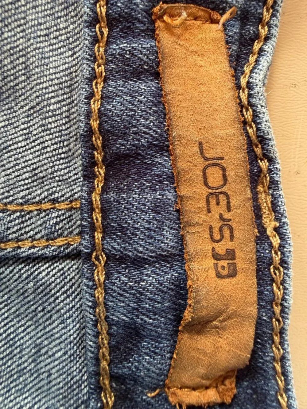 Joe's Denim Shorts Size 32 Medium Blue Distressed Five-Pocket